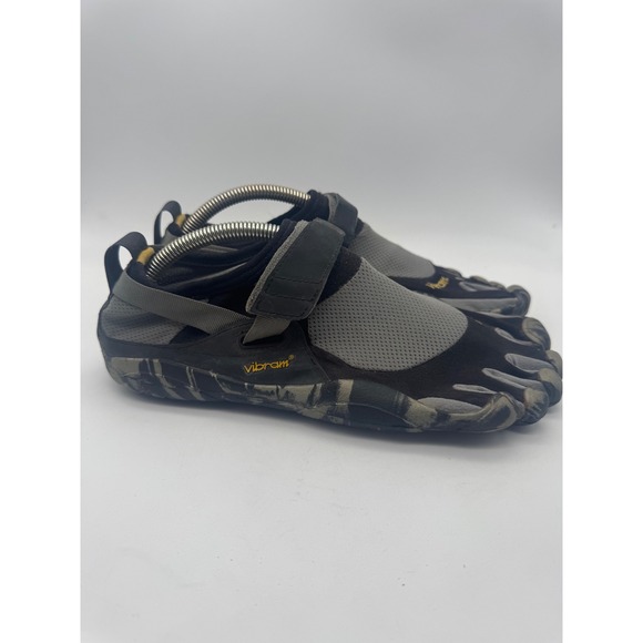 Vibram FiveFingers Mens M41 Gray Camo Minimalist Trail Running Toe Shoes - Picture 1 of 6